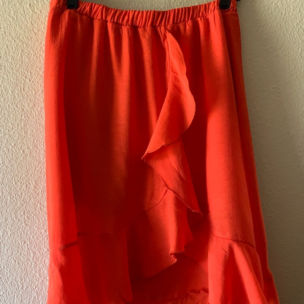NWOT- BCX tangerine orange, lined, size large
